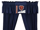 NFL Chicago Bears 5pc Jersey Curtain Set Drapes and Valance