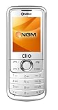 NGM Clio Handy (Ohne Branding, 5 cm (2 Zoll) Display, Dual-SIM, Kamera, MicroSD, MP3-Player, FM-Radio, Bluetooth) weiß
