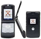 New Black Motorola V3 Razr Cingular / AT&T Cell Phone (U.S.) (No Contract)