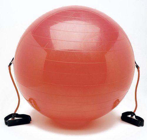 Bally Pilates Ball with Resistance Tubing and Video