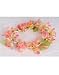 New Hawaiian Pink Flowers Luau Tropical Lei Headband