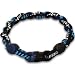 Phiten Titanium Tornado Bracelets - Black & Blue