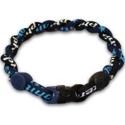 Phiten Titanium Tornado Bracelets – Black & Blue