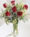 Half-Dozen Classic Red Roses