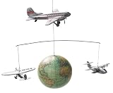 Eigenschaften Authentic Models / Flugzeugmobile 'Around The World? aus Holz - mit Geschenkverpackung!