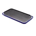Rachel Ray 12-by-20-Inch Cast-Iron Reversible Grill/Griddle, Blue