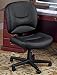 Vinyl Office Task Chair - Black