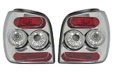 Produkt-Bild: R&uuml;ckleuchten Set, passend f&uuml;r VW Polo 4 6N, Mod. Bj. 10/94-9/99, Ausf&uuml;hrung: Klarglas Chrom.