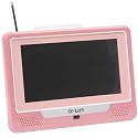 オンライン生活 7インチポータブル防水ワンセグテレビ LPT-67002 ピンク LPT-67002P