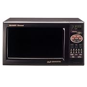 Sharp R-820Bk 900-Watt 0.9 Cubic Foot Convection Microwave, Black