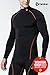 TM-T32-BO_Small j-m Tesla Men's Thermal Fleece Coldgear Compression Baselayer Mock Long Sleeve T Shirts T32