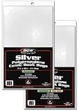 5 Silver Age Resealable Comic Book Bags