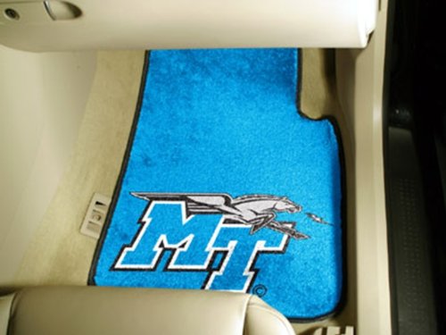 New Car Auto Floor Mats Front Seat Middle Tennessee State Blue Raiders