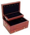 Reed & Barton Katherine Jewelry Box Handcrafted Cherry Wood Chest 641CR