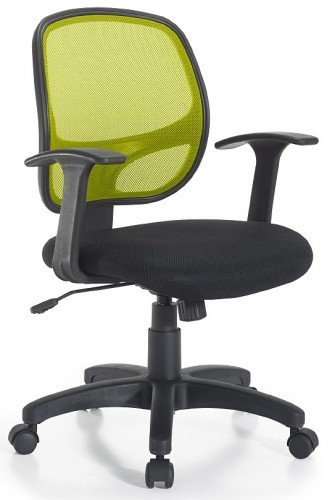 Design Bürostuhl Coredo Netz Lime mit Armlehnen 