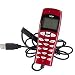 VoIP/Skype USB Phone with LCD Display (Red)