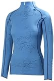 Helly Hansen Women's Warm Freeze Half Zip Baselayer Top - Scarlet, Small