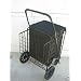 Extra Large heavy-duty folding Cart with matching Liner Double-Basket Cart -Jumbo size
