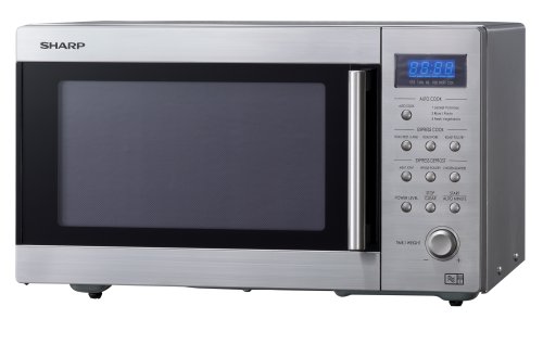 Sharp R27STMA Stainless Steel 800W 22 litre Solo Microwave
