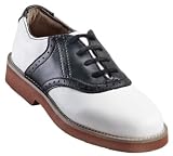 Jumping Jacks Cheerleader Saddle Shoes Black White Leather