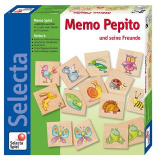 Childrens Toyshop  Toys : Memo Pepito Memory Game by Selecta