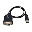 ABC Products ® USB to 9 Pin DB9 Serial RS-232 converter convertor Adapter Adaptor Cable RS232 Lead Converter Convertor for PDA SAT NAV etc PC and MAC Supports WIN 98SE, 2000, XP, Vista, 7, MAC os V8.6~9.2 or Higher etc