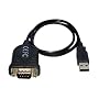 ABC Products USB to 9 Pin DB9 Serial RS-232 converter convertor Adapter Adaptor Cable RS232 Lead Converter Convertor for PDA SAT NAV etc PC and MAC Supports WIN 98SE, 2000, XP, Vista, MAC os V8.6~9.2 or Higher etc