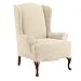 Casual Home Stretch Spencer Slipcover - Ivory (Wing Chair)