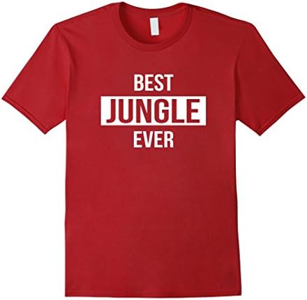 Men's Best Jungle Ever lol game shirt Medium Cranberry