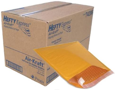 Hefty Express Air Mailers with Bubble Wrap Size 2 100/case