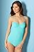 Info/Buy Double Strap Trimmed Swimsuit