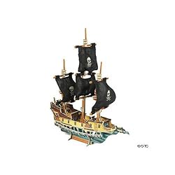 Pirate Ship 3D Colored Wooden Puzzle