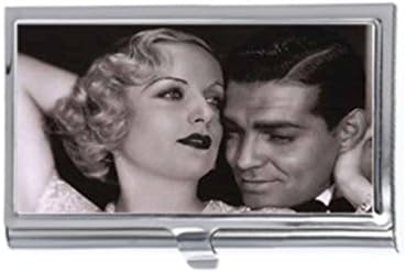 CAROLE LOMBARD CLARK GABLE No Man of Her Own Unique Fashion Business Name Card Holder Stainless Steel Case