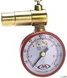 Meiser Presta-Valve Dial Gauge: 160psi