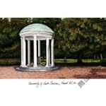 SAVE $14.05 - University of North Carolina, Chapel Hill Lithograph 14x10 Limited Edition Unframed Lithograph $45.95