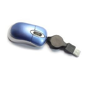 6082 Mini USB Retractable Cable Optical Mouse for PC Laptop: Computers &amp; Accessories