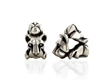 Triple Lion Head Bead Charm