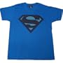 Superman Vintage Logo Mens Slim Fit T-Shirt