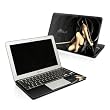 Josei 2 Dark Design Protector Skin Decal Sticker for Apple MacBook Pro 17 inch (Original, SEPARATE TRACKPAD button)