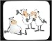 Decorated Mouse Pad with laughing, animals, mockery, ridicule, sheep, nonconformist