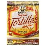 7" La Tortilla Factory Whole Wheat Low Carb Tortillas (Regular Size) Pack of 2