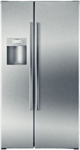 Bosch : B22CS80SNS 22 cu. ft. Linea Series Side by Side Refrigerator - Stainless Steel
