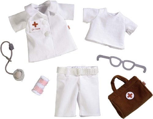 HABA Doll Doctor Dress Set fits 12
