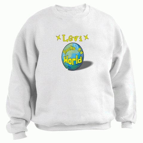 Levi Rocks My World Youth Sweatshirt (for Kids) Various Colors Available