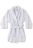Aegean Striped Pastel Girl's Plush Robe