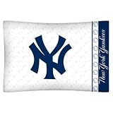MLB New York Yankees Micro Fiber Sidelines Pillow Case Logo