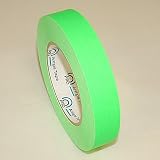 Pro Tapes Pro-Artist-Neon Fluorescent Artist/Console Tape: 1 in. x 60 yds. (Fluorescent Green)