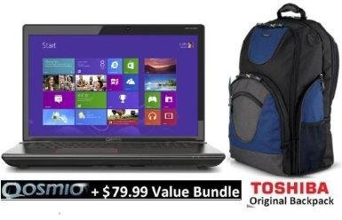 Toshiba Qosmio X75-A7295 17.3-Inch Full HD Screen W/ New !! Haswell 4th Generation Intel Core i7-4700MQ(Black Widow Styling in Diamond-Textured Aluminum) + Value Bundle On Sale
