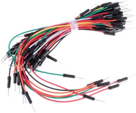 sany58520 Electronic deck Prototype board 65pcs Breadboard tie line Wire cable