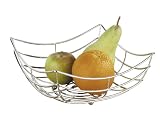 Wenko 2306100 Küchen- und Obstkorb Quadro - Chrom, 24 x 12 x 24 cm
